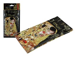 Etui na okulary, miękkie - G. Klimt, Pocałunek, czarne tło(CARMANI) CARMANI