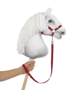 Uwiąz dla Hobby Horse z taśmy - bordowy Super Hobby Horse