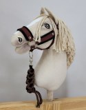 Uwiąz dla Hobby Horse ze sznurka - czarno- brązowy Super Hobby Horse