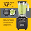 Blender barmański HBH550-CE Fury® 1.8l 880W, Hamilton Beach Commercial Hamilton Beach Commercial