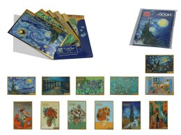 Kpl. 12 pocztówek w ozdobnej teczce - V. van Gogh, mix wzorów (CARMANI) CARMANI