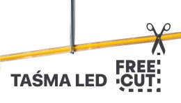 Taśma LED COB 24V 13W 528LED/m FREECUT 3000K CRI 90 - Rolka 30m. DomenoLED