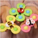 3 przyssawki sensoryczne grzechotka spinner ME-042 Luxma