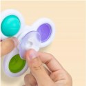 3 przyssawki sensoryczne grzechotka spinner ME-042 Luxma