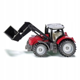 Siku Traktor Massey Ferguson z przednią ładowarką metal model S1484 Siku