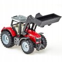 Siku Traktor Massey Ferguson z przednią ładowarką metal model S1484 Siku