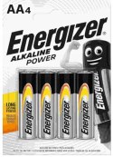 4x Baterie AA 1,5V Alkaline Energizer Power LR6 Energizer