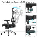 Fotel biurowy ergonomiczny Rosa czarny ANGEL ANGEL