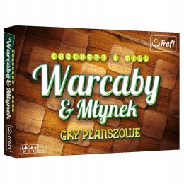 Gry planszowe Warcaby & Młynek Trefl 01681 Trefl