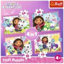 Koci domek Gabi puzzle Gabi Kotki 4w1 4+ Trefl 34620 Trefl