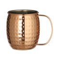 Kubek Moscow Mule młotkowany, miedź, 500ml,ø97x(H)100mm, Bar Up Bar Up