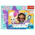 Puzzle 20 MiniMaxi Koci Domek Gabi na łodzi 20 elementów 3+ Trefl 21159 Trefl