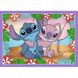 Puzzle 4w1 Lilo & Stitch Szalony dzień Trefl 34633 Trefl