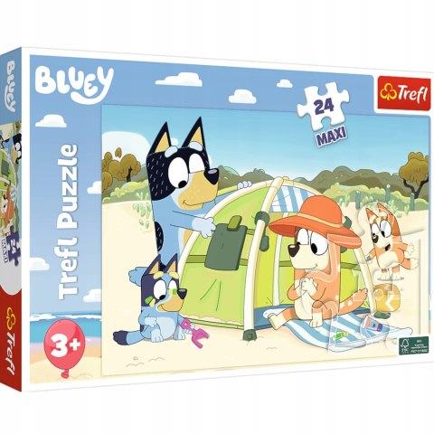 Puzzle Bluey 24 el. Wspaniały dzień Bluey Trefl 14357 Trefl