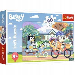 Puzzle Bluey 60 elementów Wesoły Bluey Trefl 17384 Trefl