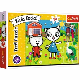 Puzzle Kicia Kocia 30 elementów Przygody Kici Koci Trefl 18264 Trefl