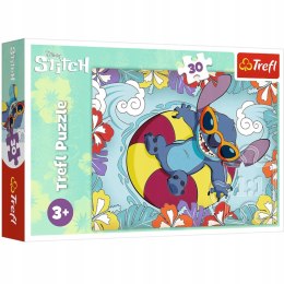 Puzzle Lilo i Stitch 30el. Stitch na wakacjach Trefl 18305 Trefl