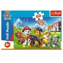 Puzzle Psi patrol 60 elementów Psi Patrol na polanie Trefl 17375 Trefl