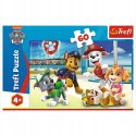 Puzzle Psi patrol 60 elementów Psi Patrol w świecie piesków Trefl 17392 Trefl