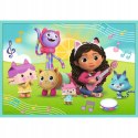 Puzzle Trefl Koci domek Gabi Puzzle 10w1 329 el. W świecie Gabi 96003 Trefl