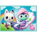 Puzzle Trefl Koci domek Gabi Puzzle 10w1 329 el. W świecie Gabi 96003 Trefl