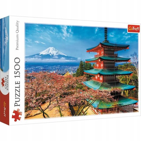 Puzzle krajobraz Góra Fudżi Japonia 1500 elementów Trefl 26132 Trefl