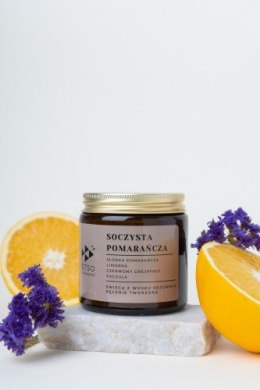 Świeca sojowa Soczysta pomarańcza - świeca sojowa zapachowa - 120 ml OTSO HANDMADE