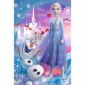 Puzzle 54 mini Frozen Kraina Lodu Elsa i Olaf 54 elementy Trefl 19640 Trefl