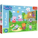 Puzzle Świnka Peppa 24 elementy 24 Maxi Zabawy na polanie Trefl 14342 Trefl