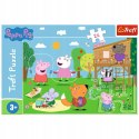 Puzzle Świnka Peppa 24 elementy 24 Maxi Zabawy na polanie Trefl 14342 Trefl