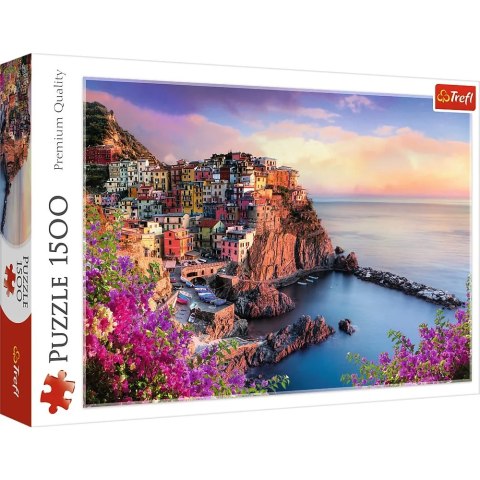 Puzzle Widok na miasteczko Manarola Włochy 1500 elementów Trefl 26137 Trefl