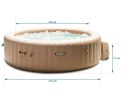 Dmuchane SPA z hydromasażem 216 x 71 cm 6 os. + akcesoria premium INTEX 28428 INTEX