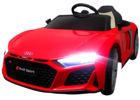 AUDI R8 Sport Czerwony Auto na akumulator EVA Skóra pilot AUDI