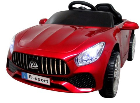 Cabrio B3 wiśniowy lakierowany Auto na akumulator R-SPORT