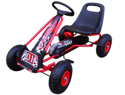 Gokart G1 czerwony, gokarty dziecięce R-SPORT