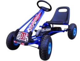 Gokart G1 niebieski, gokarty dziecięce R-SPORT