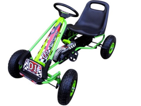 Gokart G1 zielony, gokarty dziecięce R-SPORT