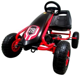 Gokart G4 CZARNY, pompowane koła, hamulec ręczny R-SPORT