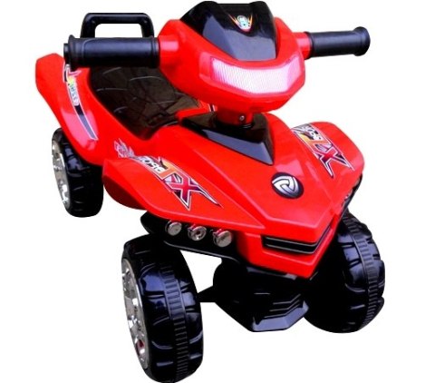 Jeździk Quad J5 czerwony, chodzik, muzyka, klakson R-SPORT