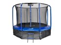 Trampolina Ogrodowa Jumpi 312cm/10FT Maxy Comfort Niebieska Z Wewnętrzną Siatką Jumpi