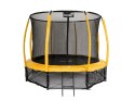 Trampolina Ogrodowa Jumpi 312cm/10FT Maxy Comfort Plus Żółta Z Wewnętrzną Siatką Jumpi