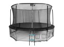 Trampolina Ogrodowa Jumpi 435cm/14FT Maxy Comfort Czarna Z Wewnętrzną Siatką Jumpi