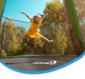 Trampolina Ogrodowa Jumpi 435cm/14FT Maxy Comfort Plus Żółta Z Wewnętrzną Siatką Jumpi