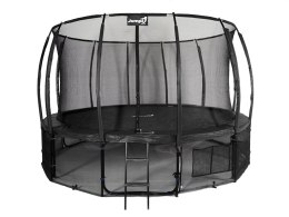 Trampolina Ogrodowa Jumpi 487cm/16FT Maxy Comfort Plus Czarna Z Wewnętrzną Siatką Jumpi