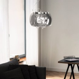 Lampa Szklana Przydymione lustro krople wody 50cm DomenoLED