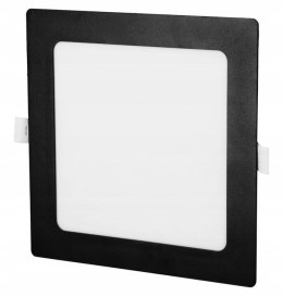 Panel Led podtynkowy kwadrat czarny 6W 4000K PL-B03 Syntron