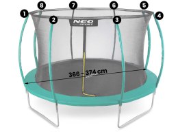 Siatka wewnętrzna do trampolin 374 cm 12ft Neo-Sport Neo-Sport