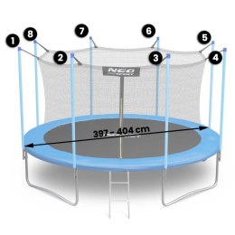 Siatka wewnętrzna do trampolin 404cm 13ft Neo-Sport Neo-Sport