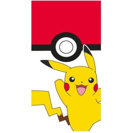 Ręcznik bawełniany 70x140 Pokemon Pikachu biały Carbotex