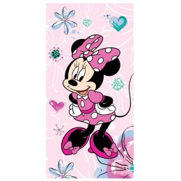 Ręcznik bawełniany 70x140 Myszka Minnie różowy Jerry Fabrics